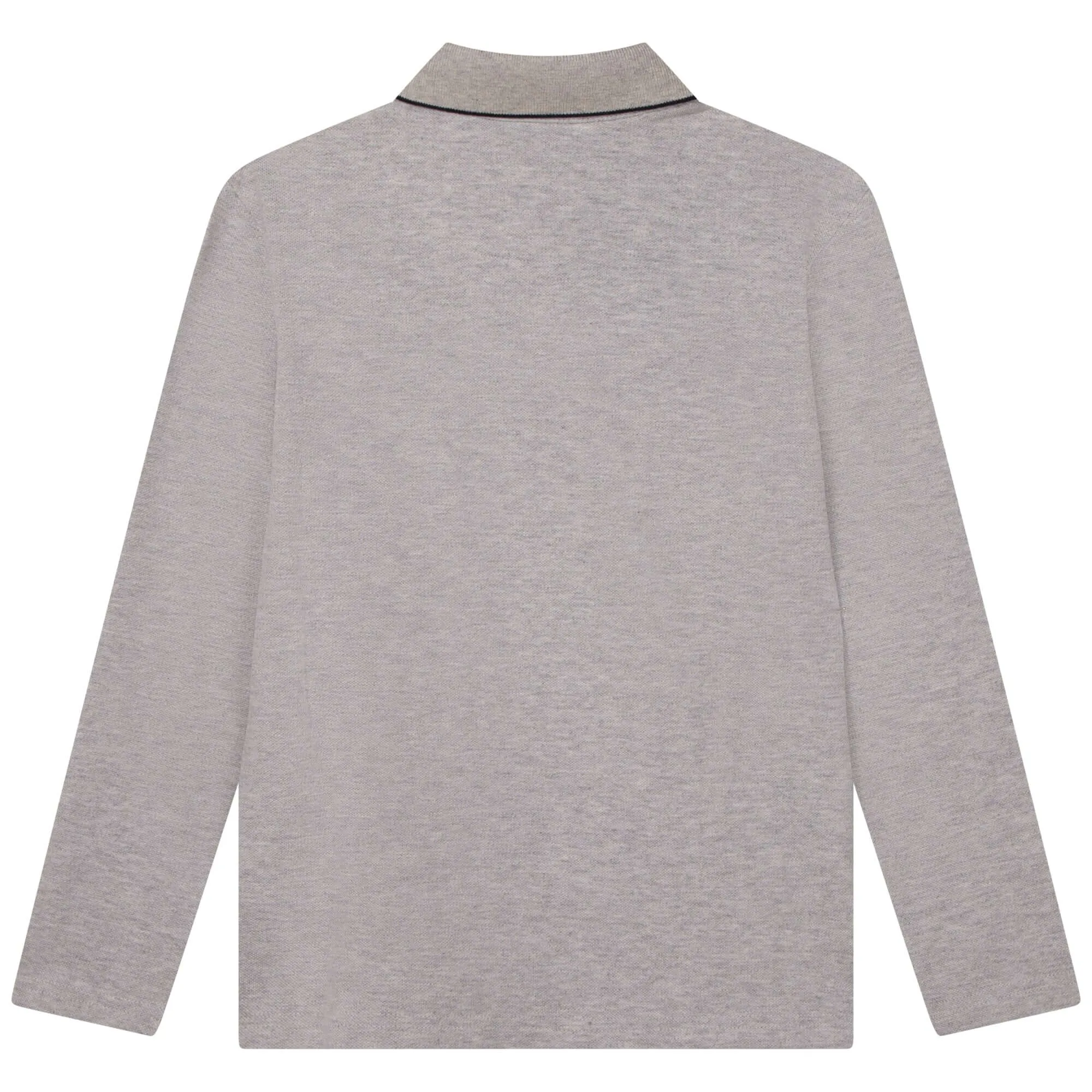 Polo à manches longues gris pour garçons