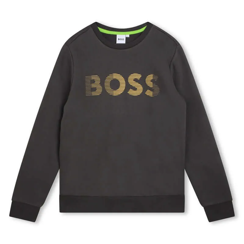 Sweat-shirt gris pour garçons