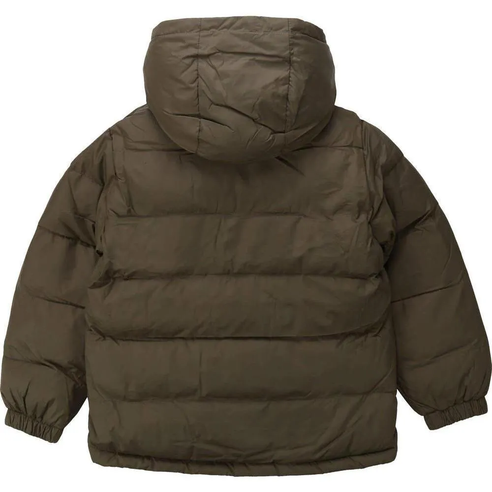Veste matelassée kaki pour garçons