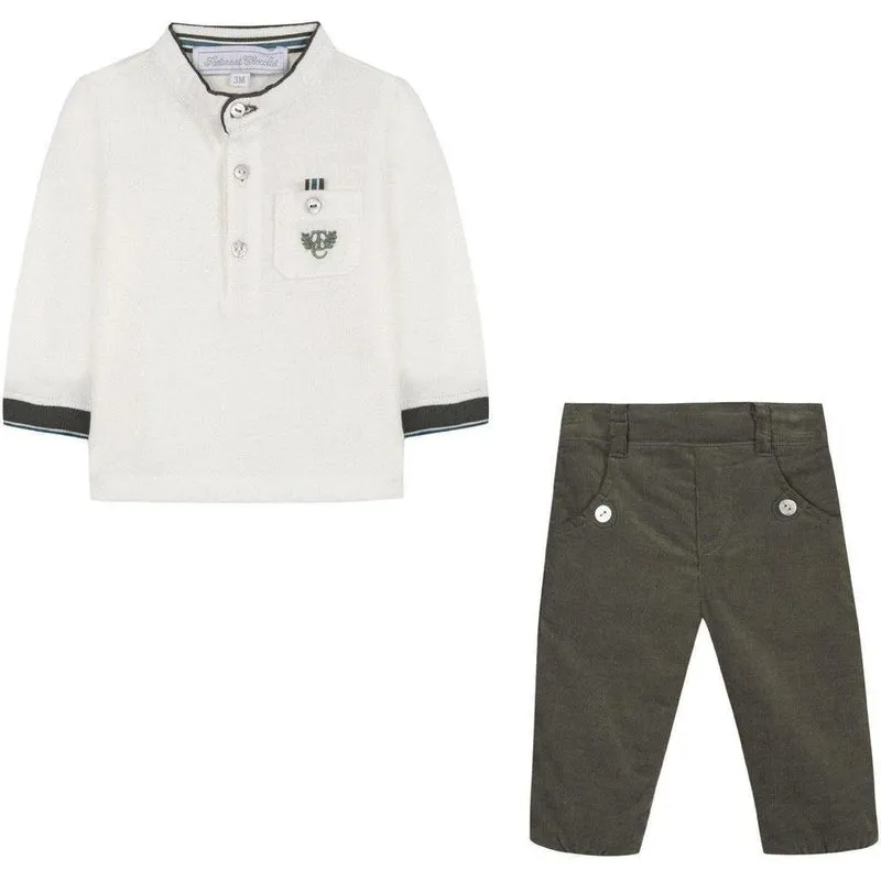 Ensemble de pantalon kaki pour garçons