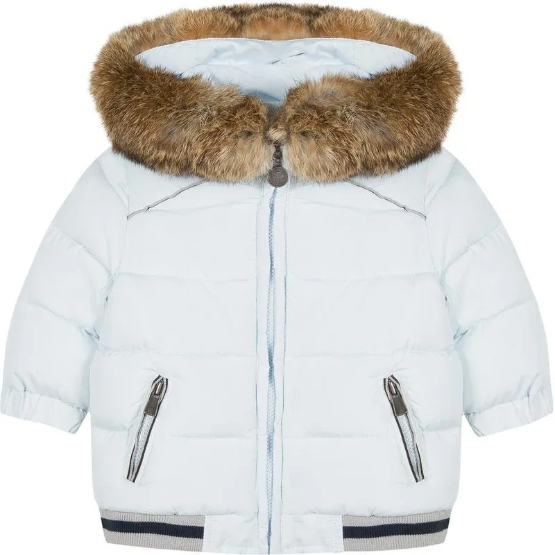 Veste matelassée bleu clair pour garçons