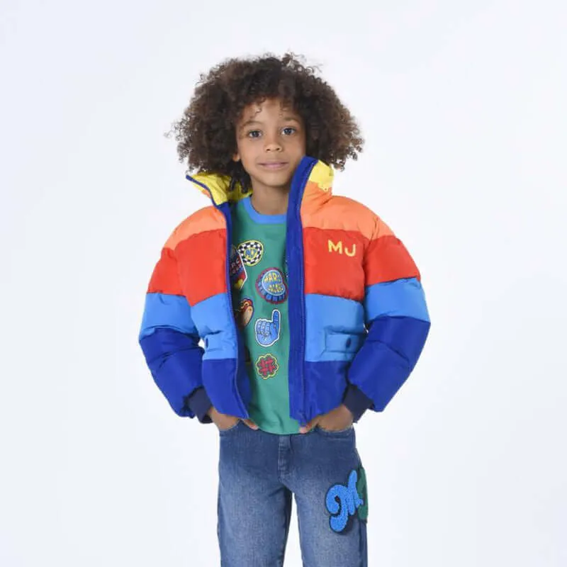 Veste matelassée multicolore pour garçons