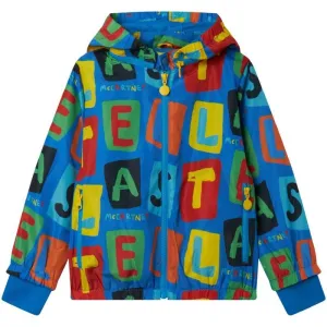 Veste à blocs de lettres multicolores pour garçons