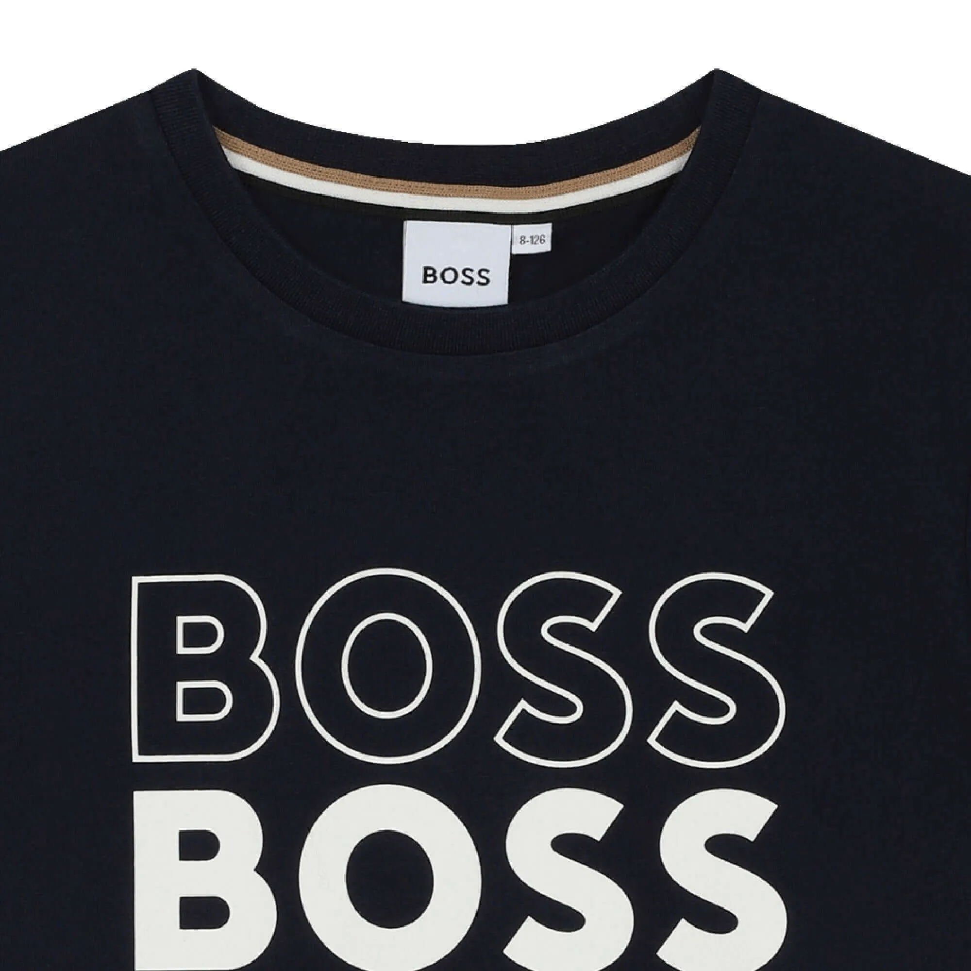 T-shirt en coton délavé avec logo marine pour garçons