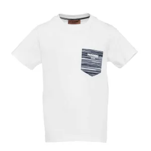 T-shirt à poche logo marine pour garçons