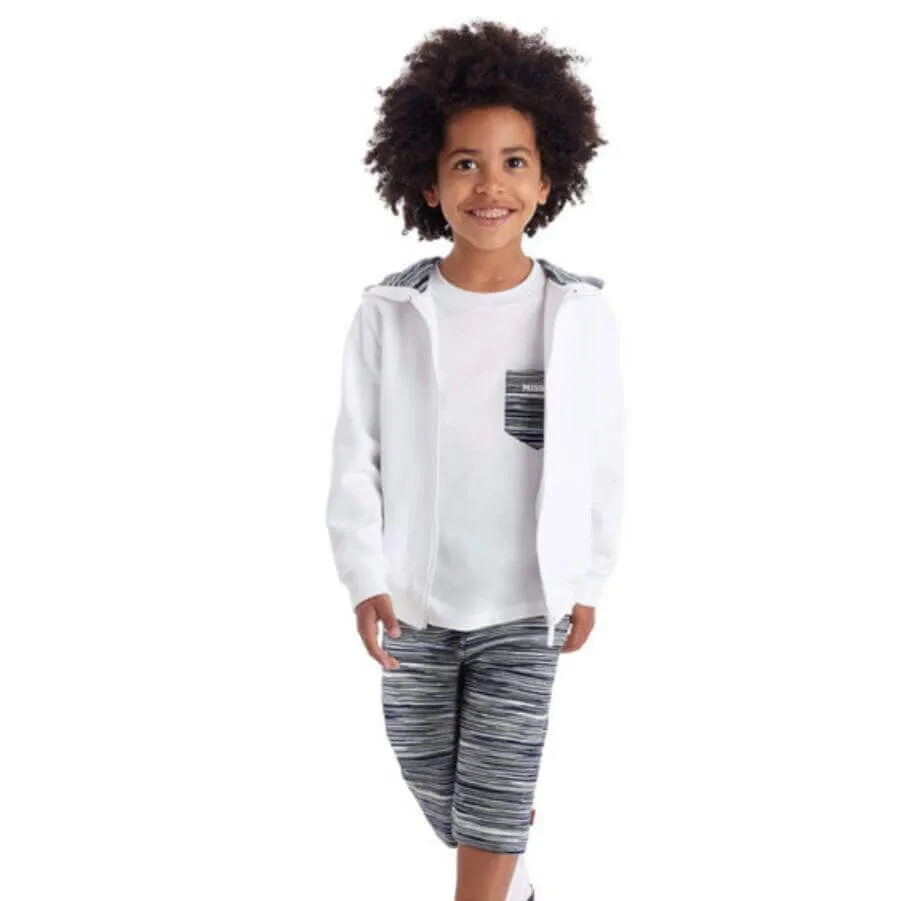 T-shirt à poche logo marine pour garçons