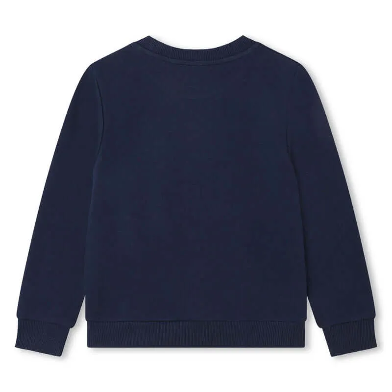 Sweat-shirt à logo marine pour garçons