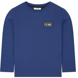 T-shirt à manches longues marine pour garçons