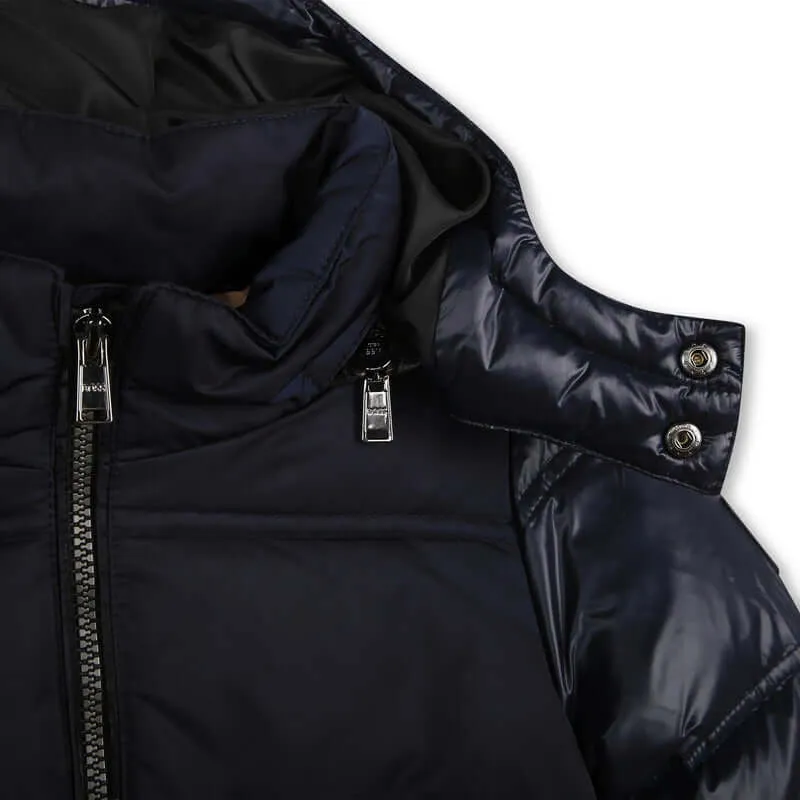 Manteau matelassé marine pour garçons