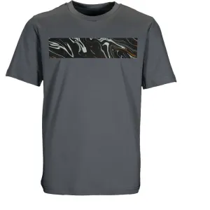 T-shirt à barre noire huilé pour garçons