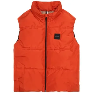 Gilet orange pour garçons