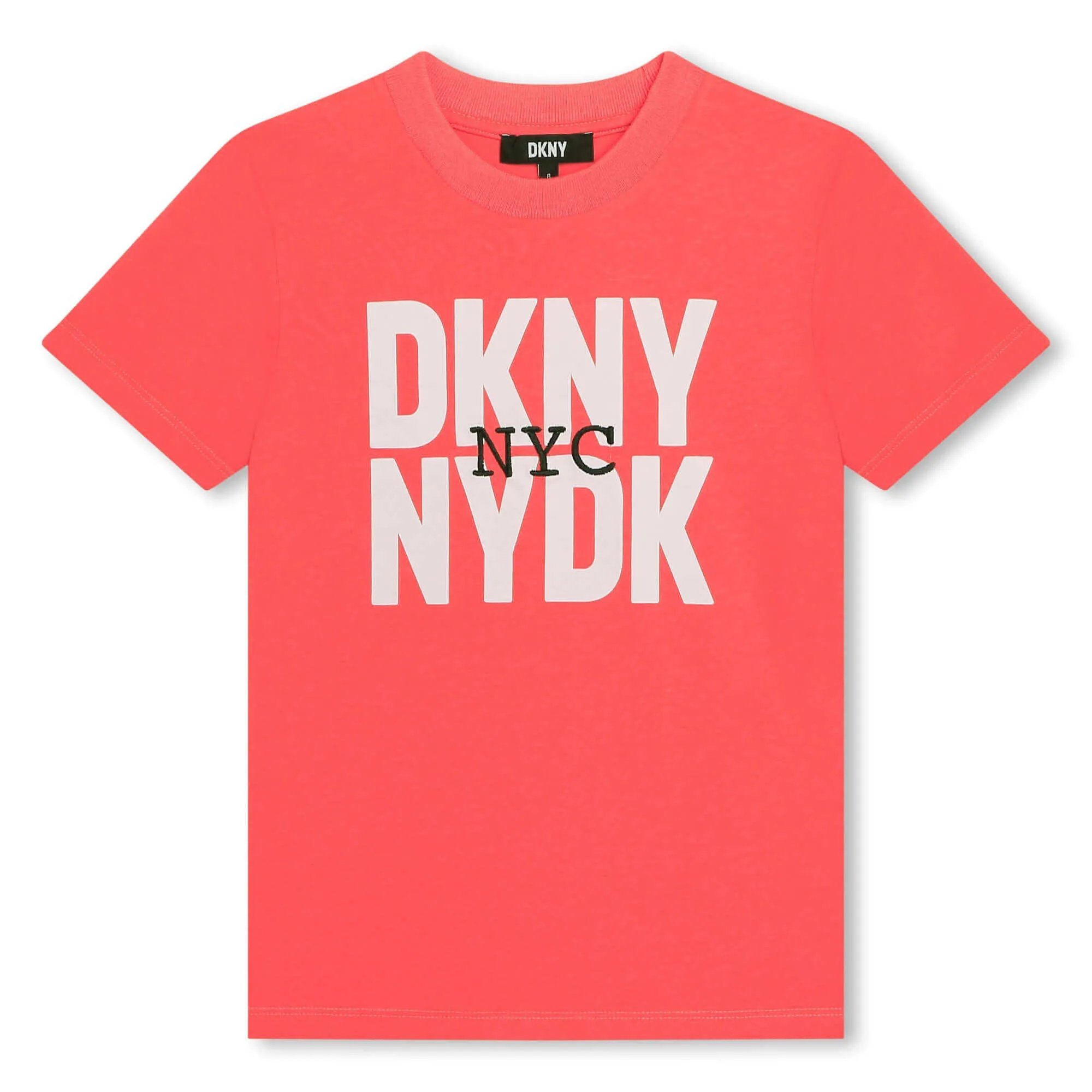 T-shirt pour garçons avec logo orange à l'avant