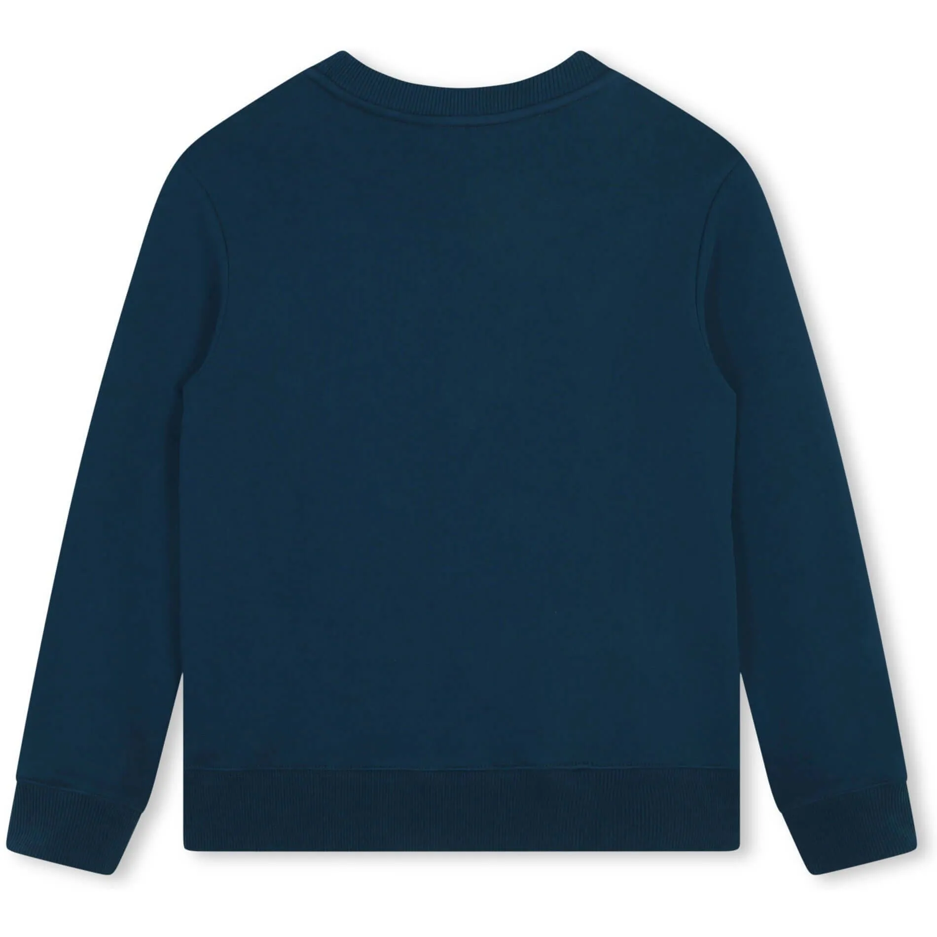 Sweat-shirt à logo turquoise biologique pour garçons