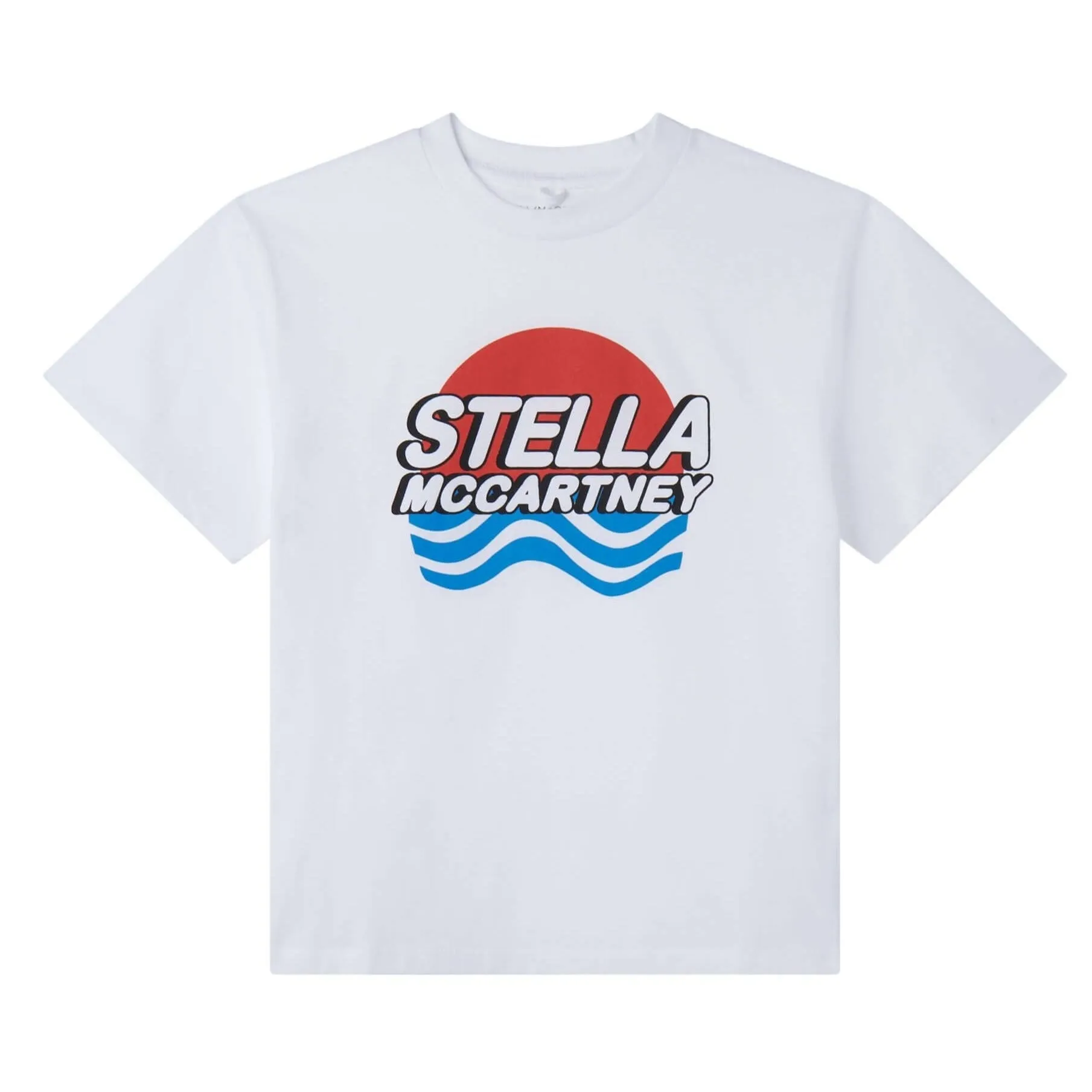 T-shirt Garçon Vagues Blanches Bio
