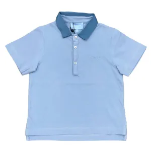 Polo bleu pâle pour garçons