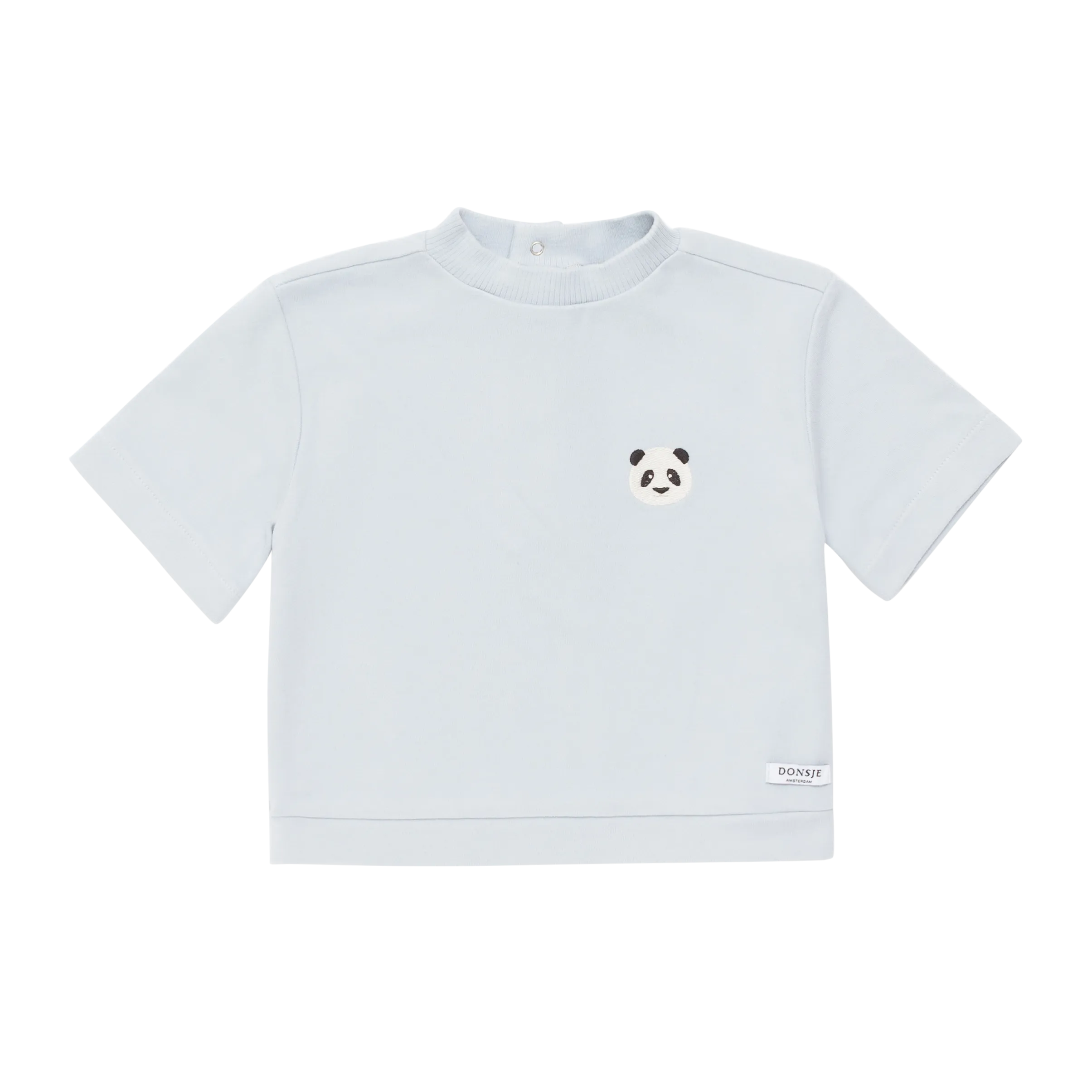 T-shirt Panda Bleu Pâle pour Garçons