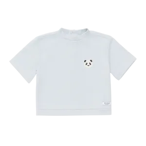 T-shirt Panda Bleu Pâle pour Garçons