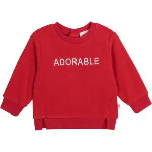 Sweat-shirt adorable rouge pour garçons