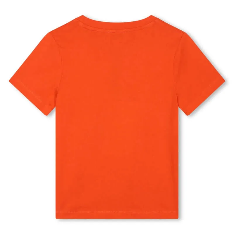 T-shirt à manches courtes 'KENZO CLUB D1' Rouge pour Garçons