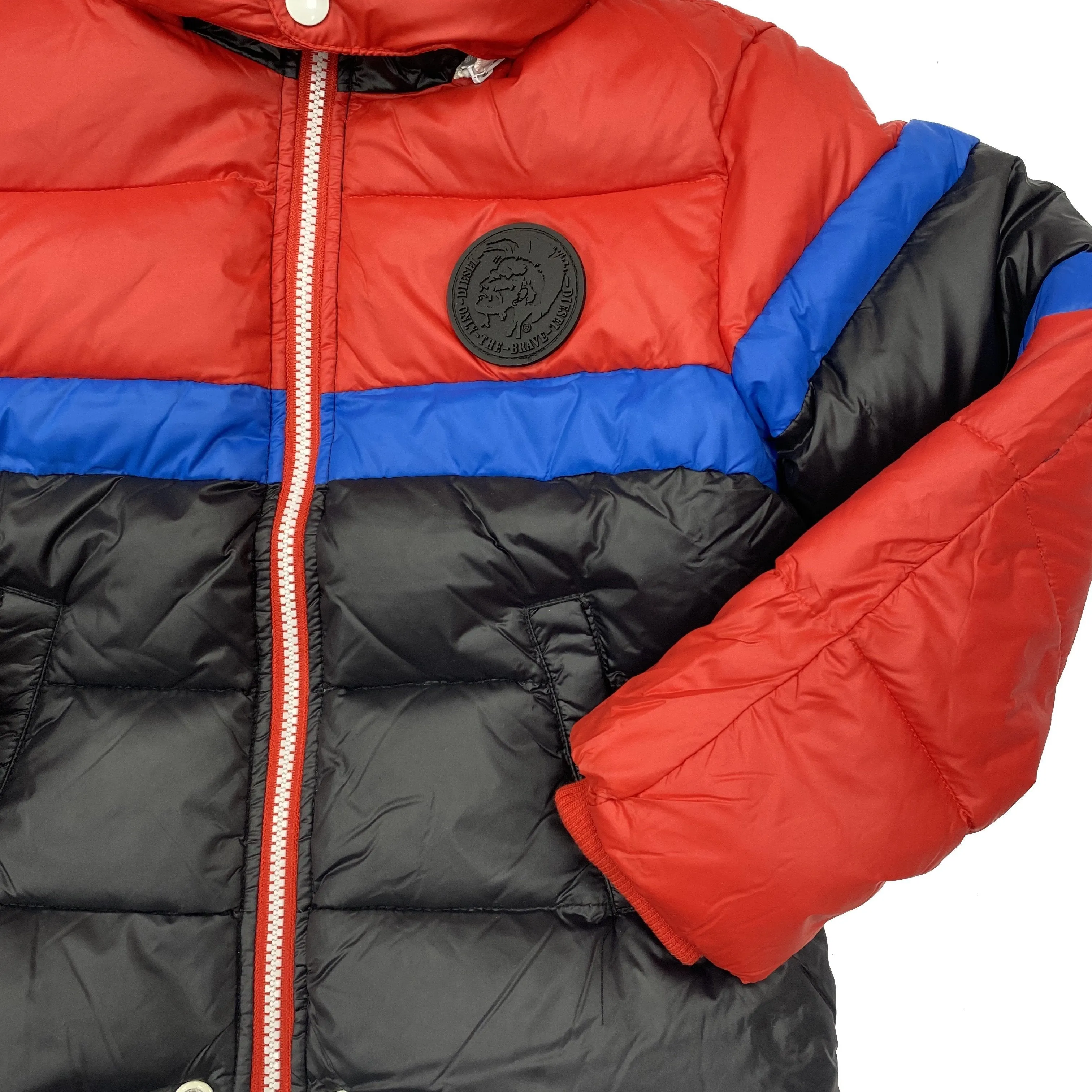 Veste matelassée rouge pour garçons