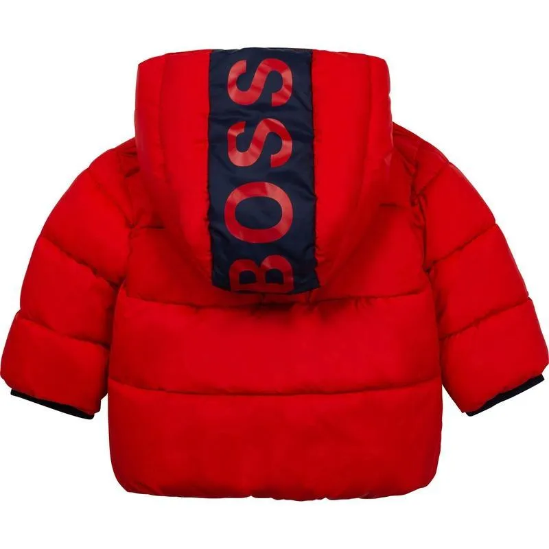 Veste matelassée rouge pour garçons
