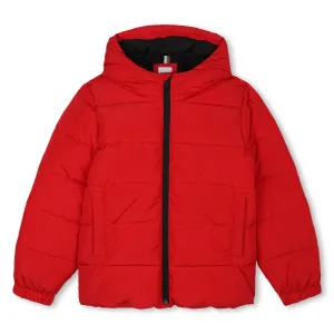 Veste matelassée rouge pour garçons