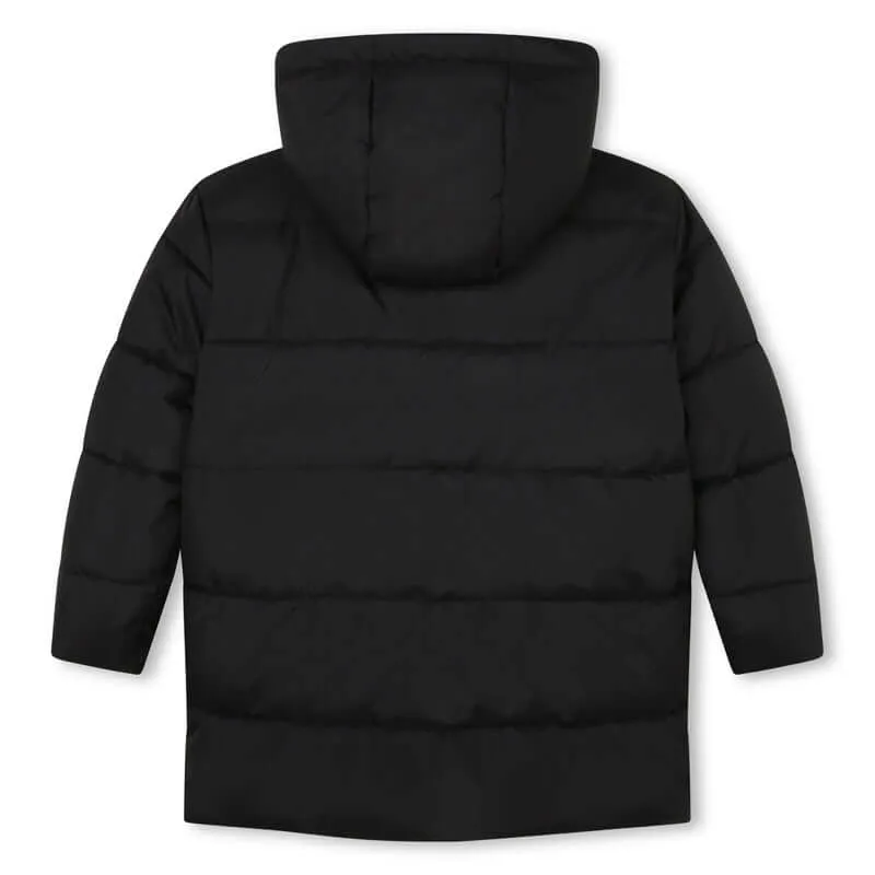 Parka réversible noir pour garçons