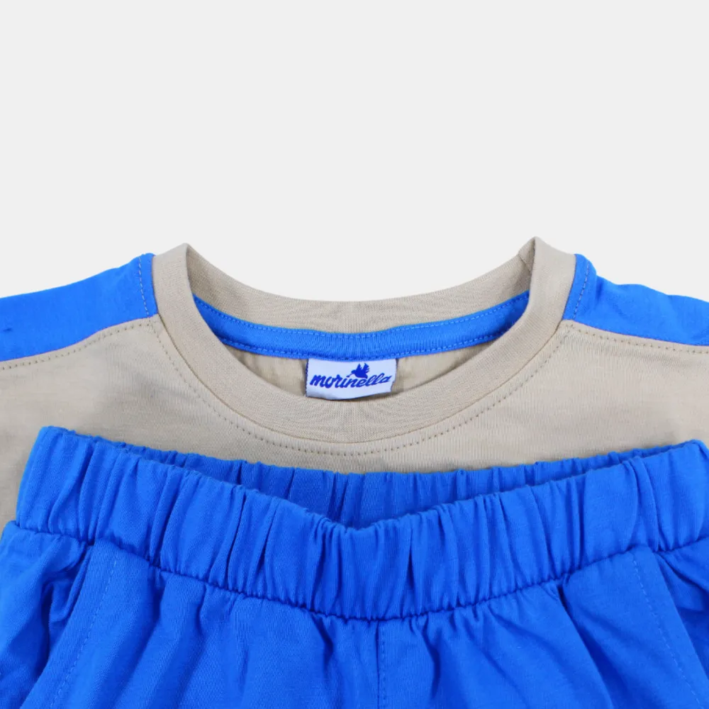 Pyjama Garçon Manches Courtes en Coton - Imprimé Surf