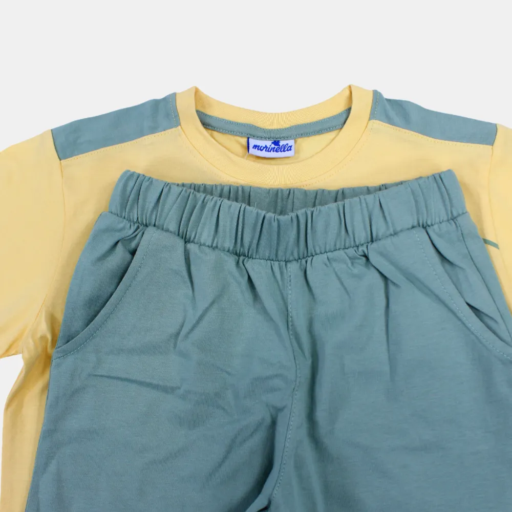 Pyjama Garçon Manches Courtes en Coton - Imprimé Surf