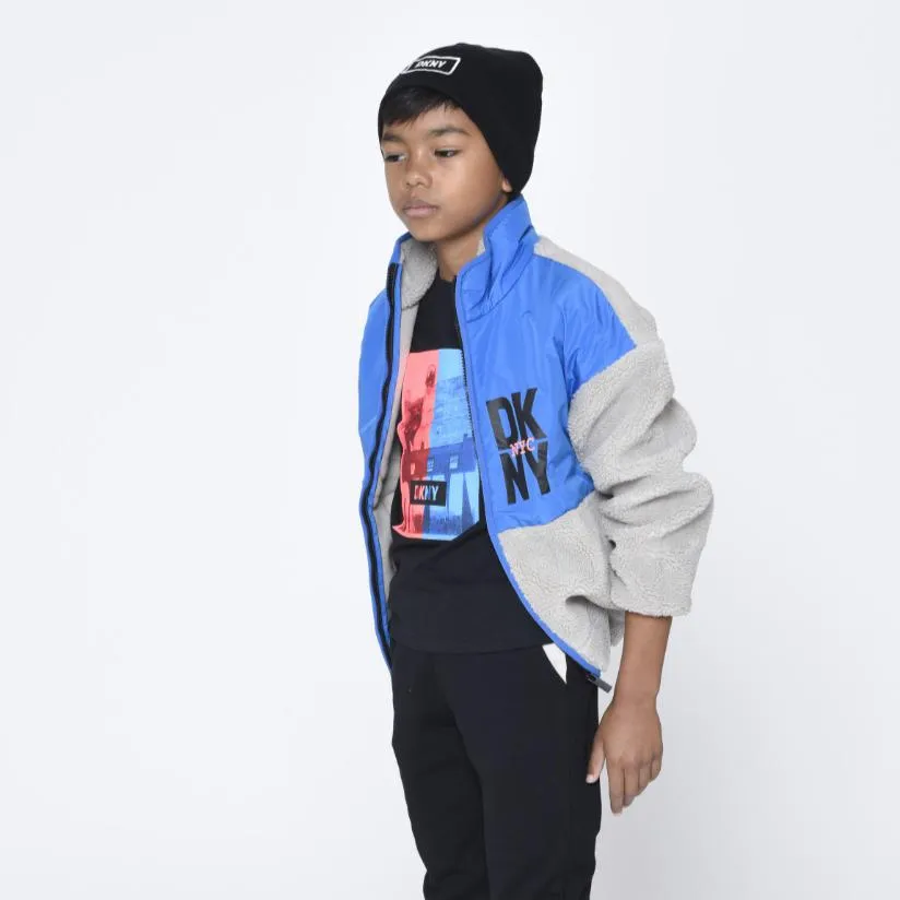 Veste à zip en pierre pour garçons