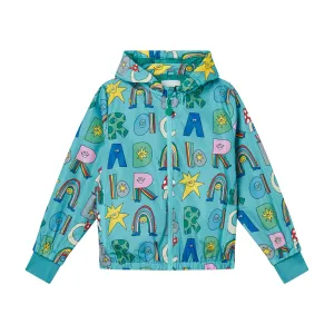 Veste à logo turquoise pour garçons