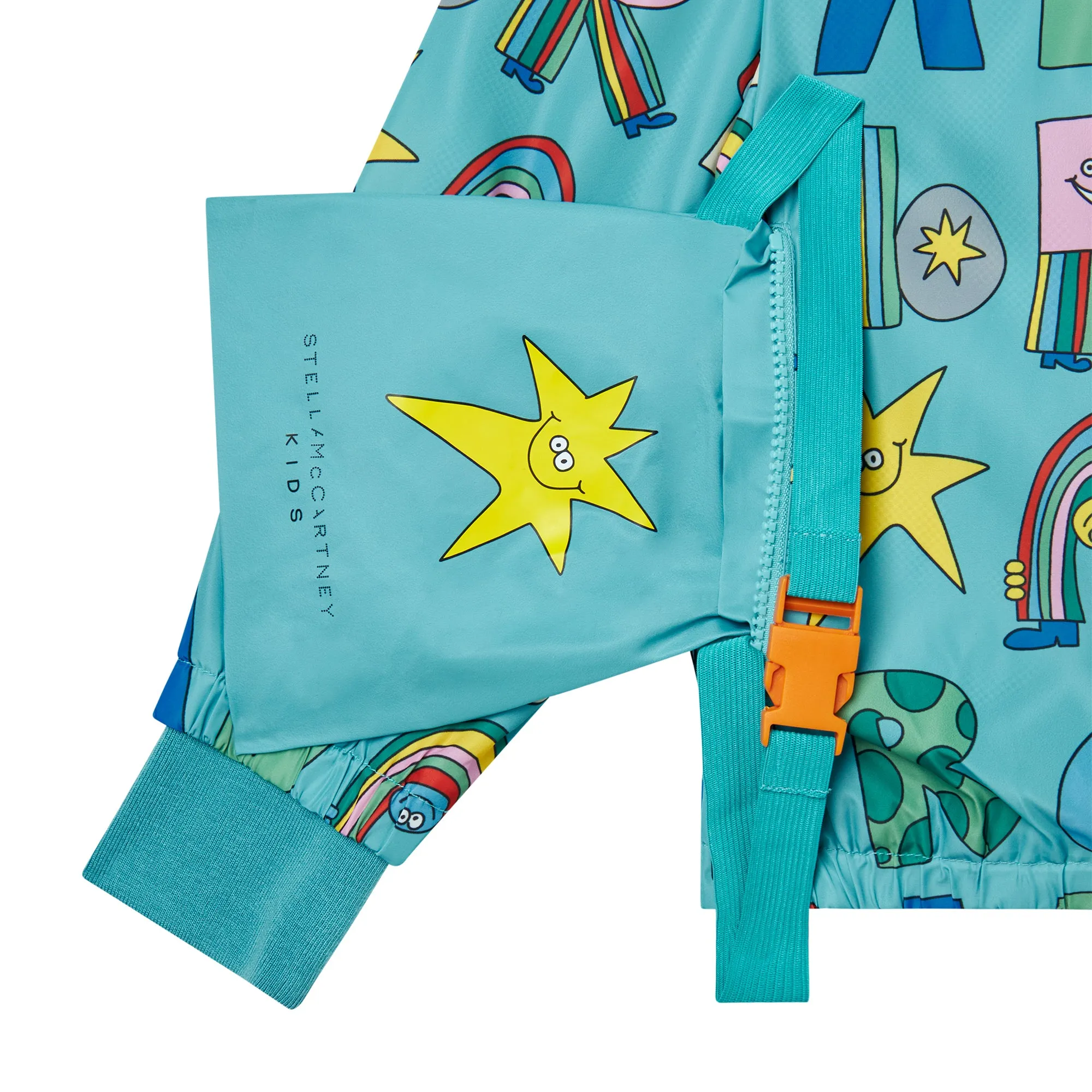 Veste à logo turquoise pour garçons