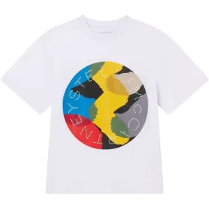 T-shirt en coton blanc camouflage pour garçons