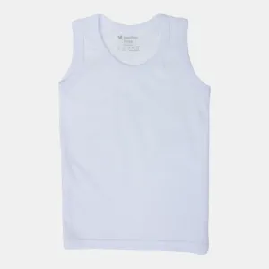 Débardeur en coton blanc pour garçons