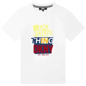 T-shirt en coton blanc pour garçons