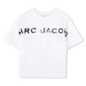 T-shirt pour garçons avec logo blanc