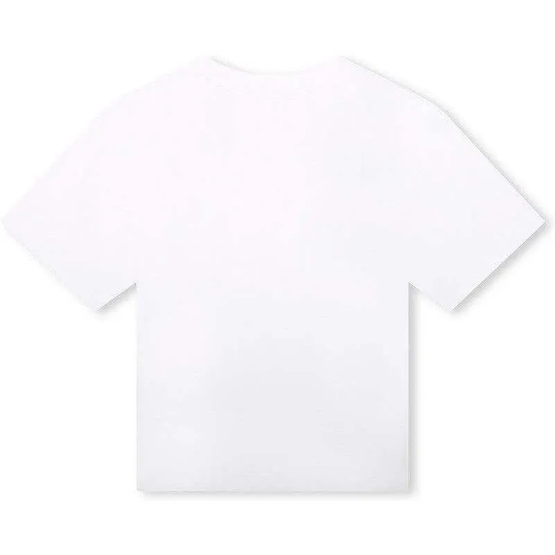 T-shirt à manches courtes blanc pour garçons