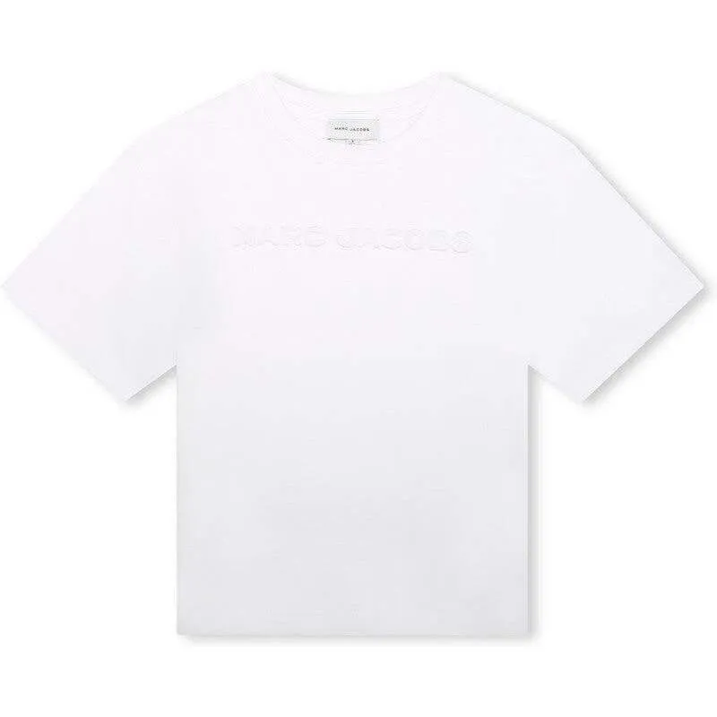 T-shirt à manches courtes blanc pour garçons