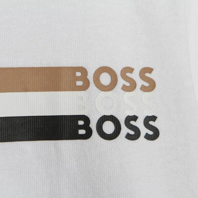 T-shirt à manches courtes blanc pour garçons