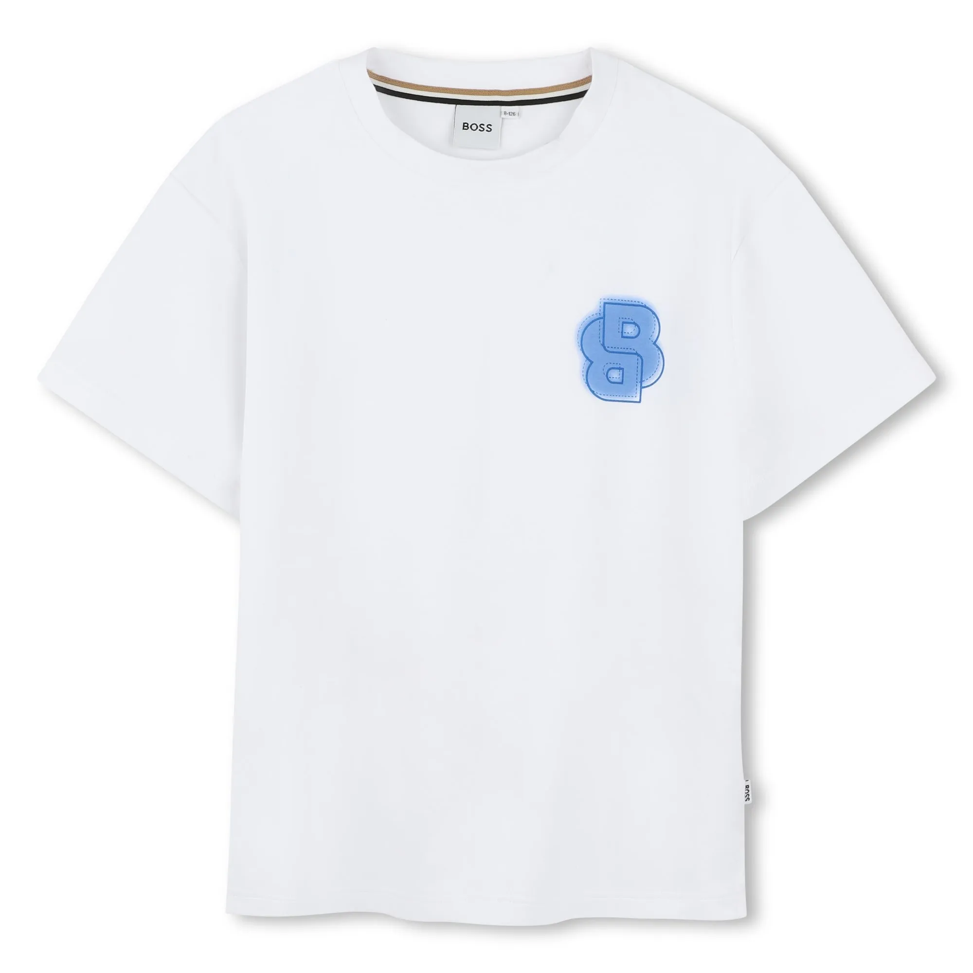 T-shirt à manches courtes blanc pour garçons