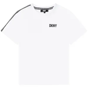 T-shirt à manches courtes fuselé blanc pour garçons