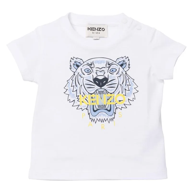 T-shirt Paris Tiger Blanc pour Garçons