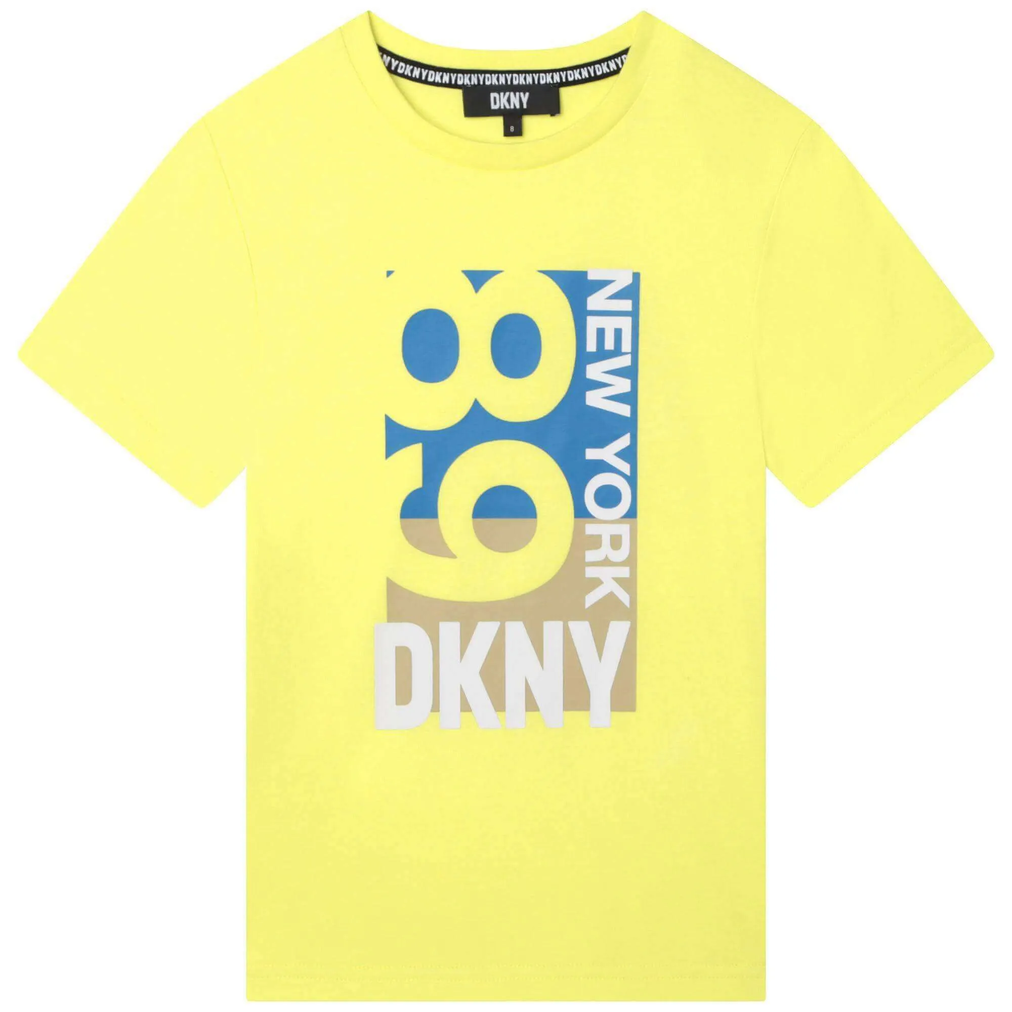 T-shirt en coton NY69 jaune pour garçons