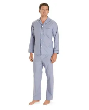 Pyjamas en broadcloth résistant aux plis pour hommes Brooks Brothers - Bleu Brooks Brothers