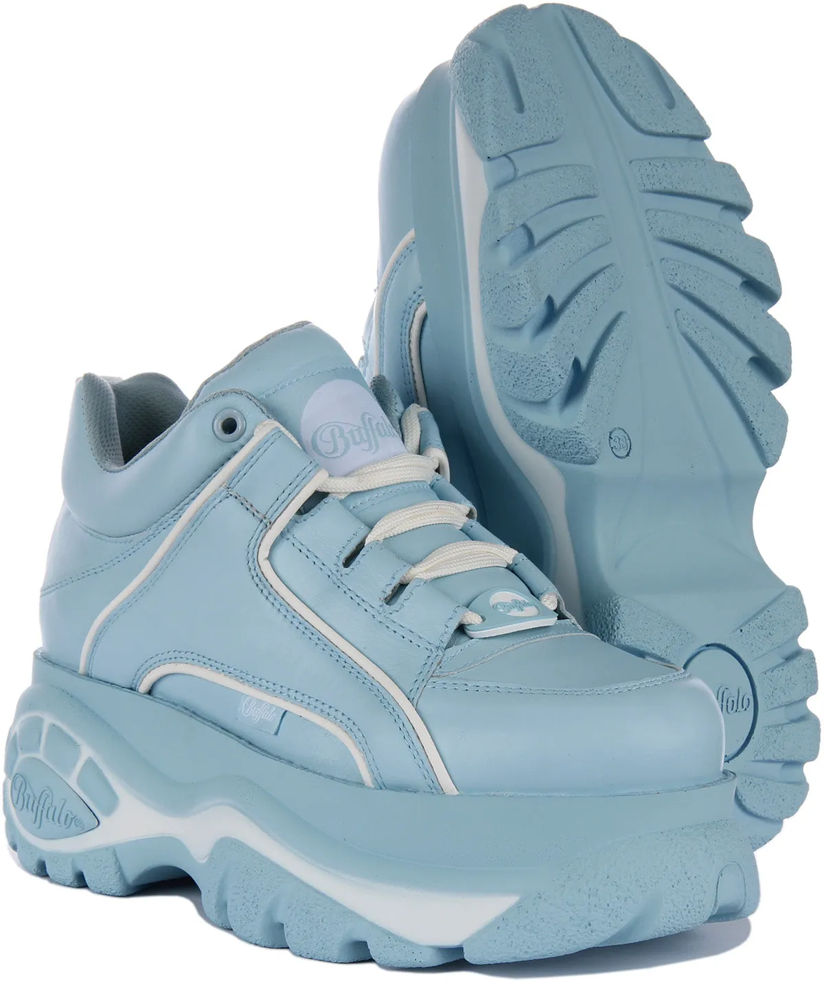 Buffalo 1339-14 2.0 En Bleu Clair Pour Femme Chaussures Buffalo