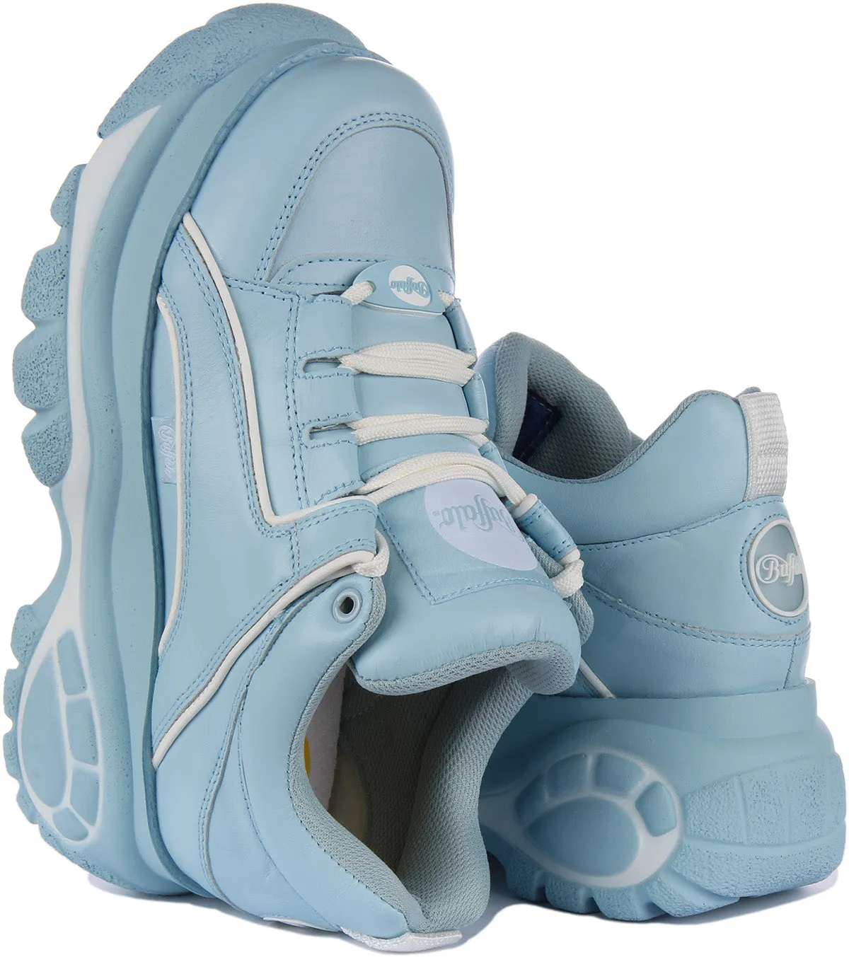 Buffalo 1339-14 2.0 En Bleu Clair Pour Femme Chaussures Buffalo