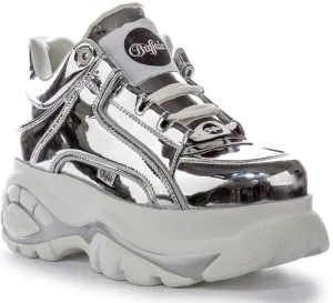 Buffalo 1339-14 2.0 En Métal Argenté Pour Femmes Chaussures Buffalo