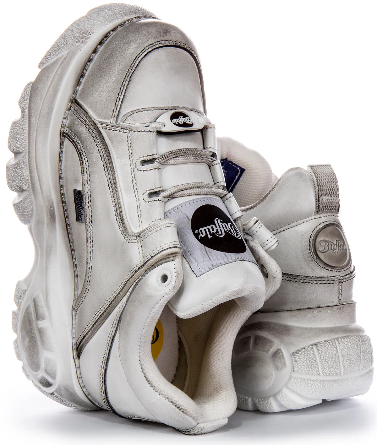 Buffalo 1339-14 2.0 En Blanc Pour Femmes Chaussures Buffalo