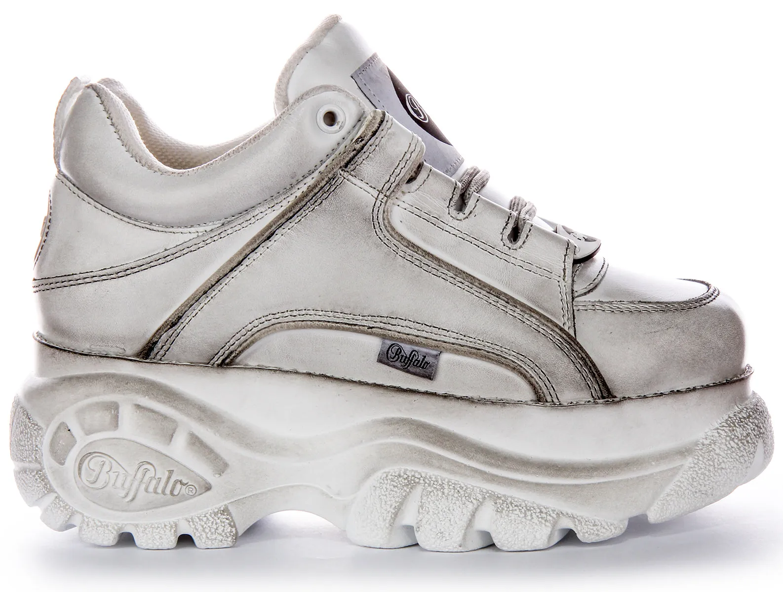 Buffalo 1339-14 2.0 En Blanc Pour Femmes Chaussures Buffalo