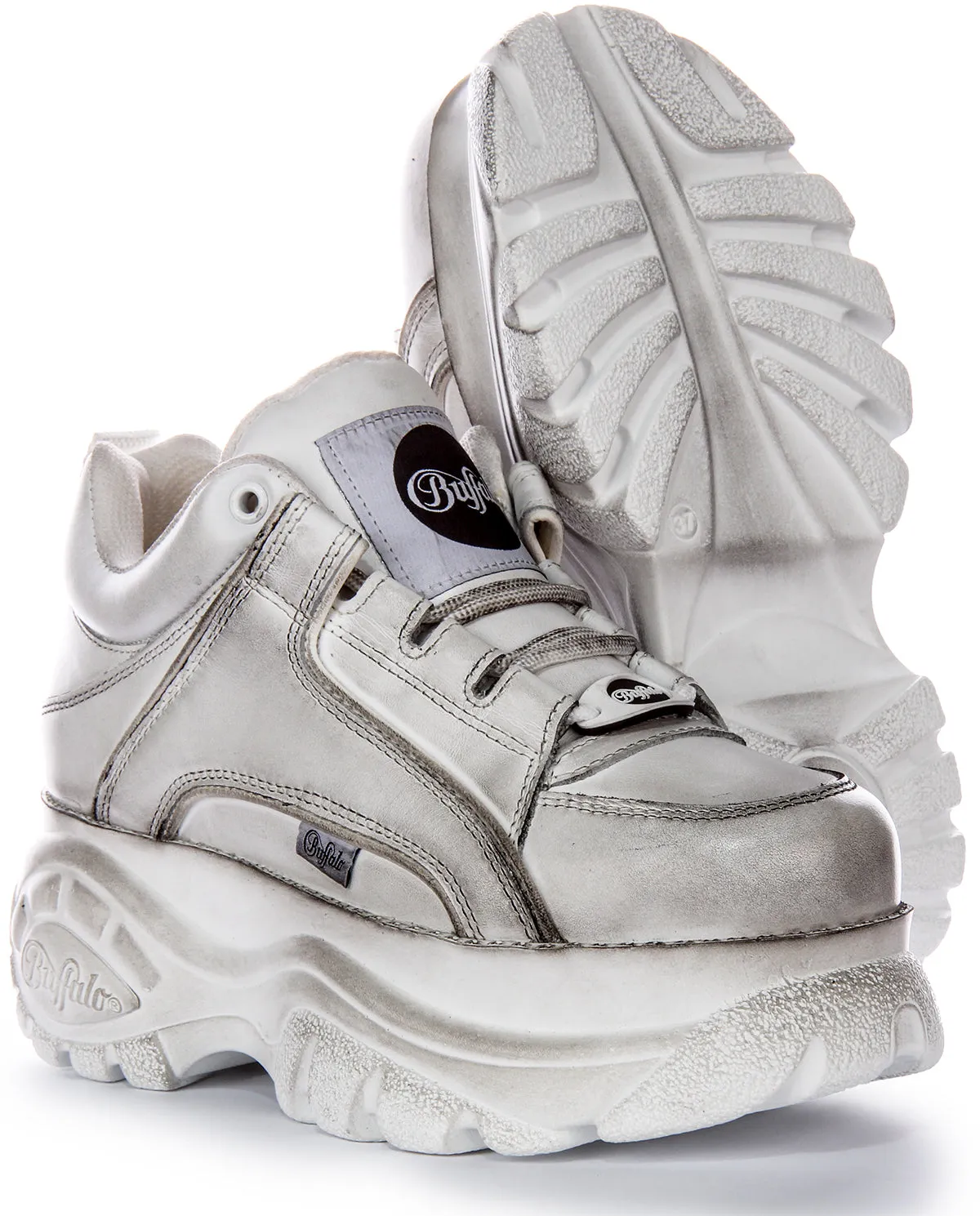 Buffalo 1339-14 2.0 En Blanc Pour Femmes Chaussures Buffalo